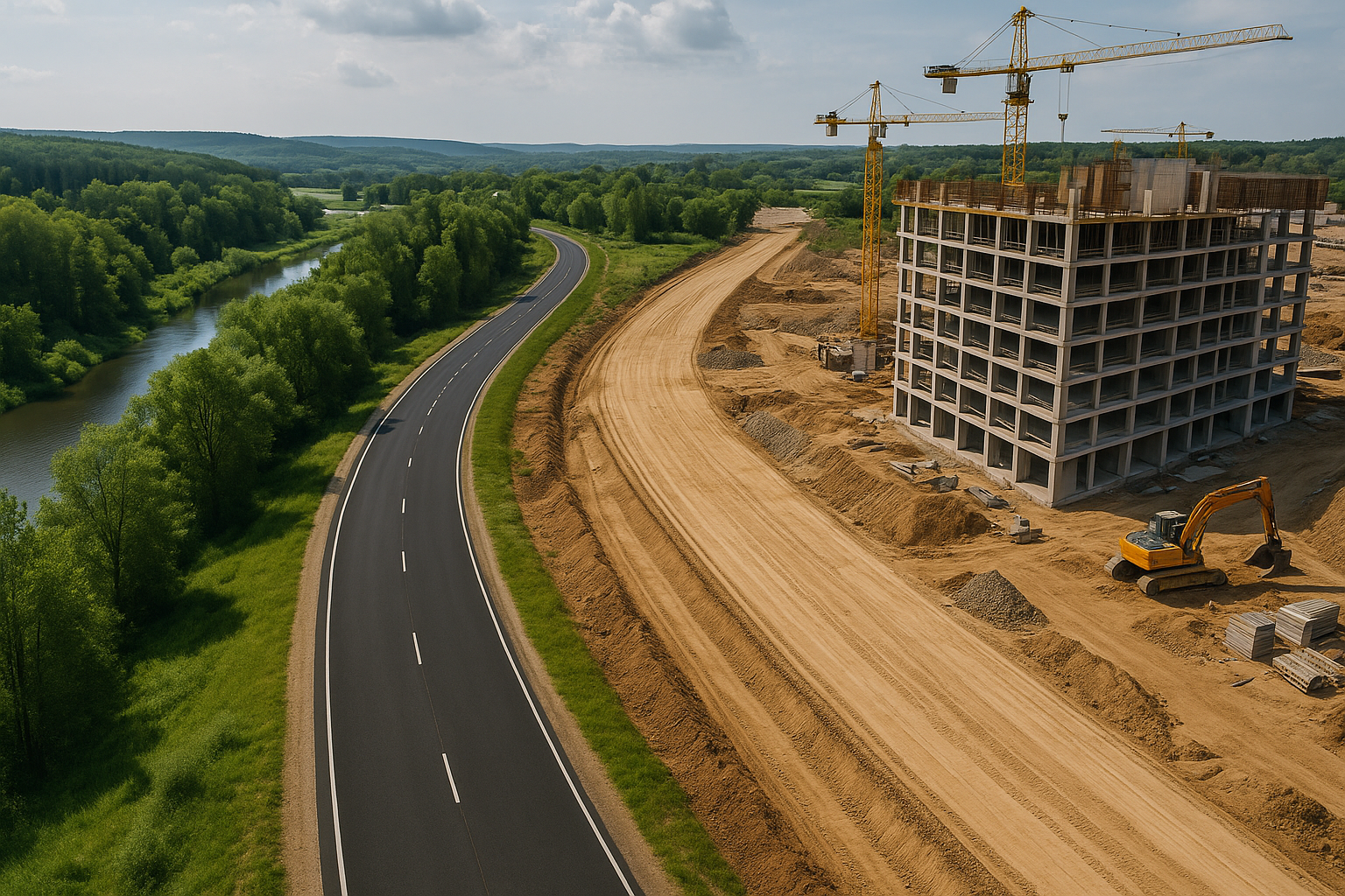 Image environnementale et chantier